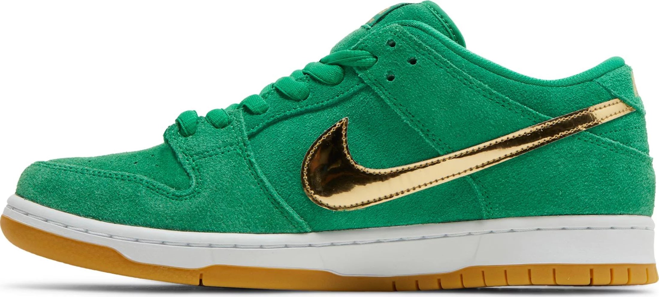 Green 2025 suede nike
