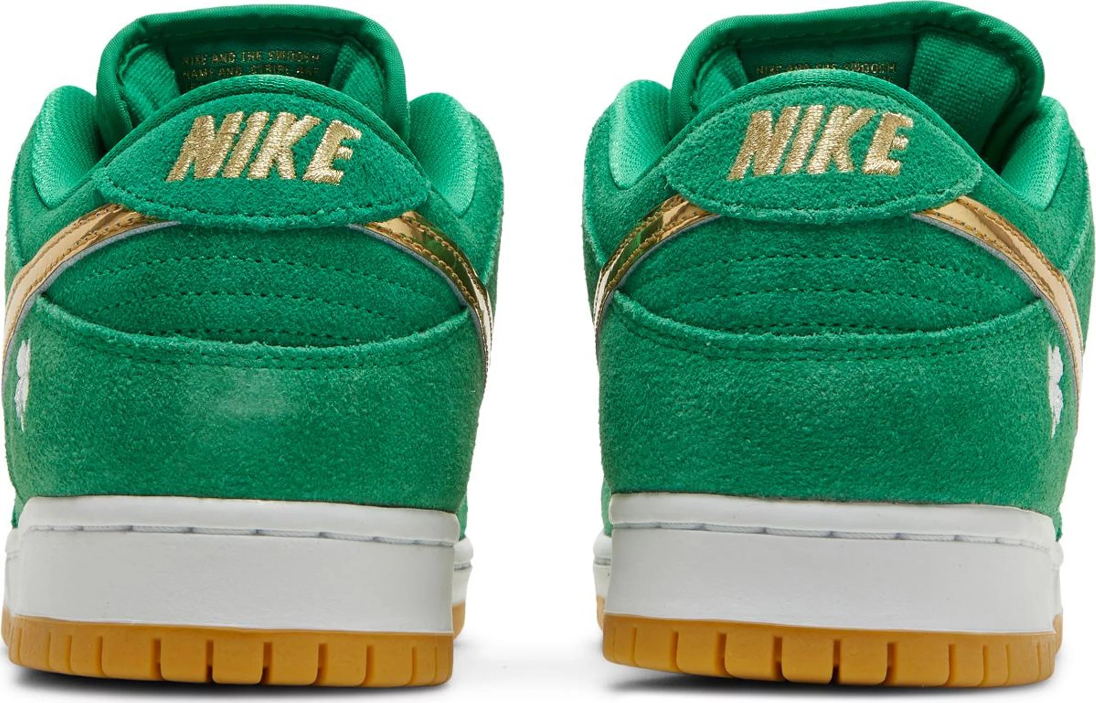 Nike SB Dunk Low Pro Lucky Green And Metallic Gold