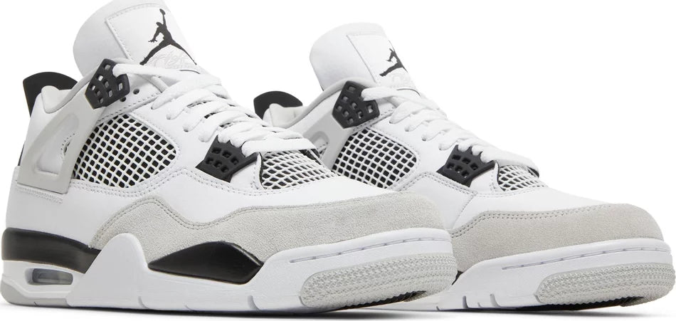 Air Jordan 4 Military Black White Neutral Grey